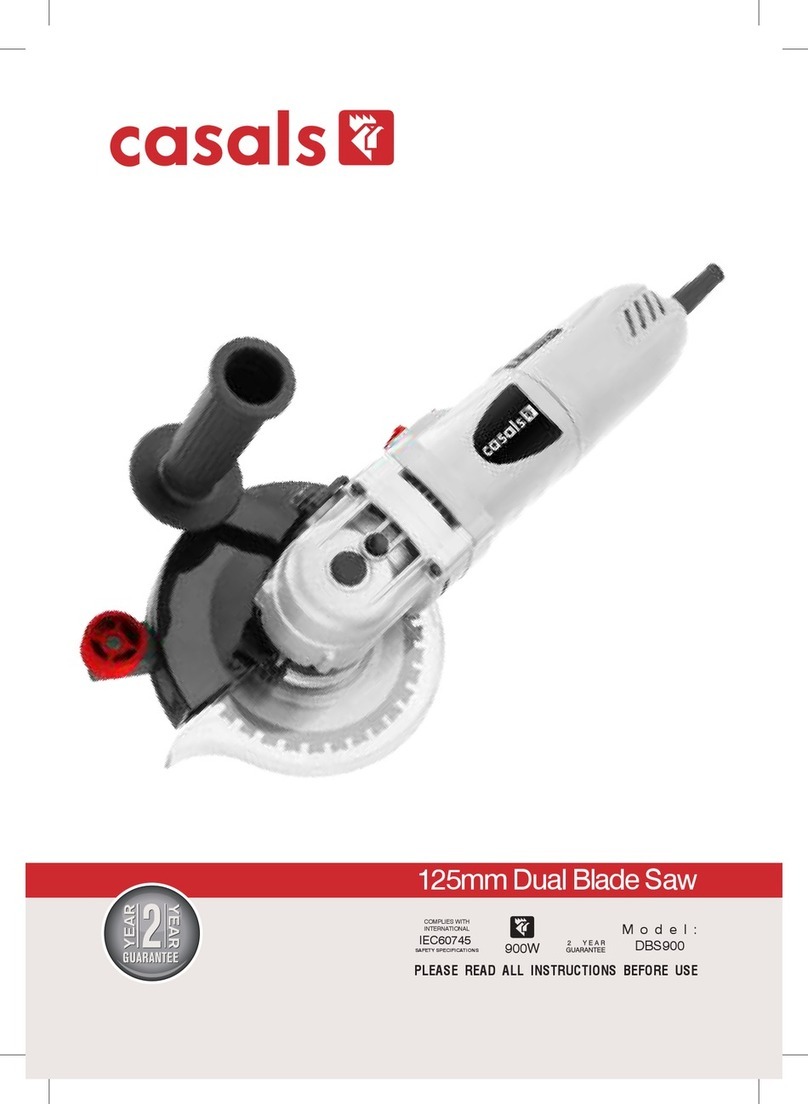 Casals DBS900 instruction manual