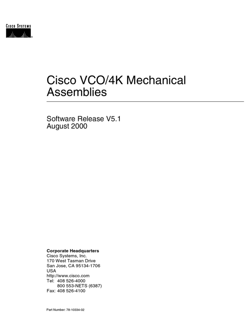 Cisco VCO/4K User manual