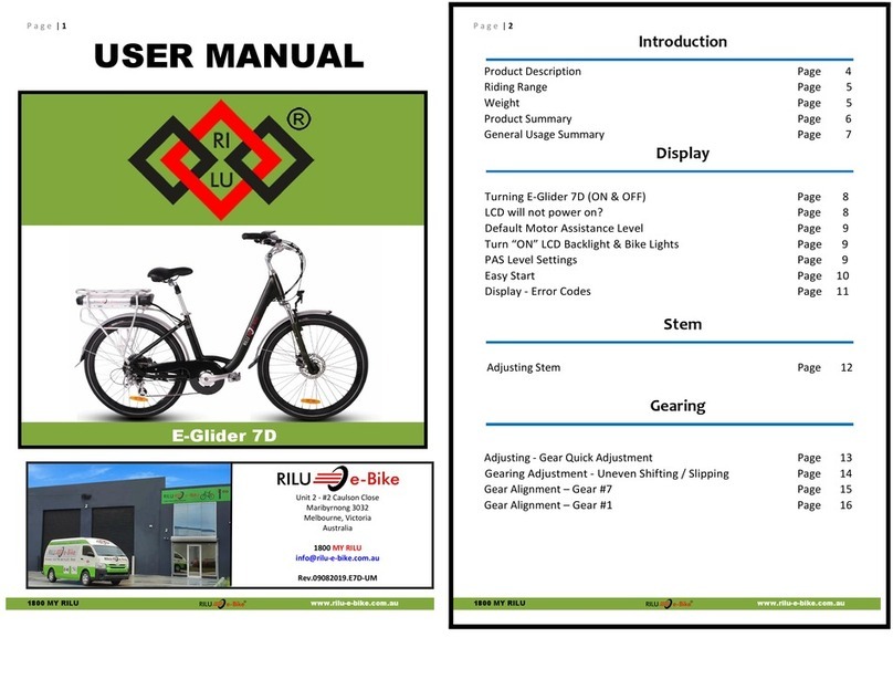 Rilu E-Glider 7D user manual