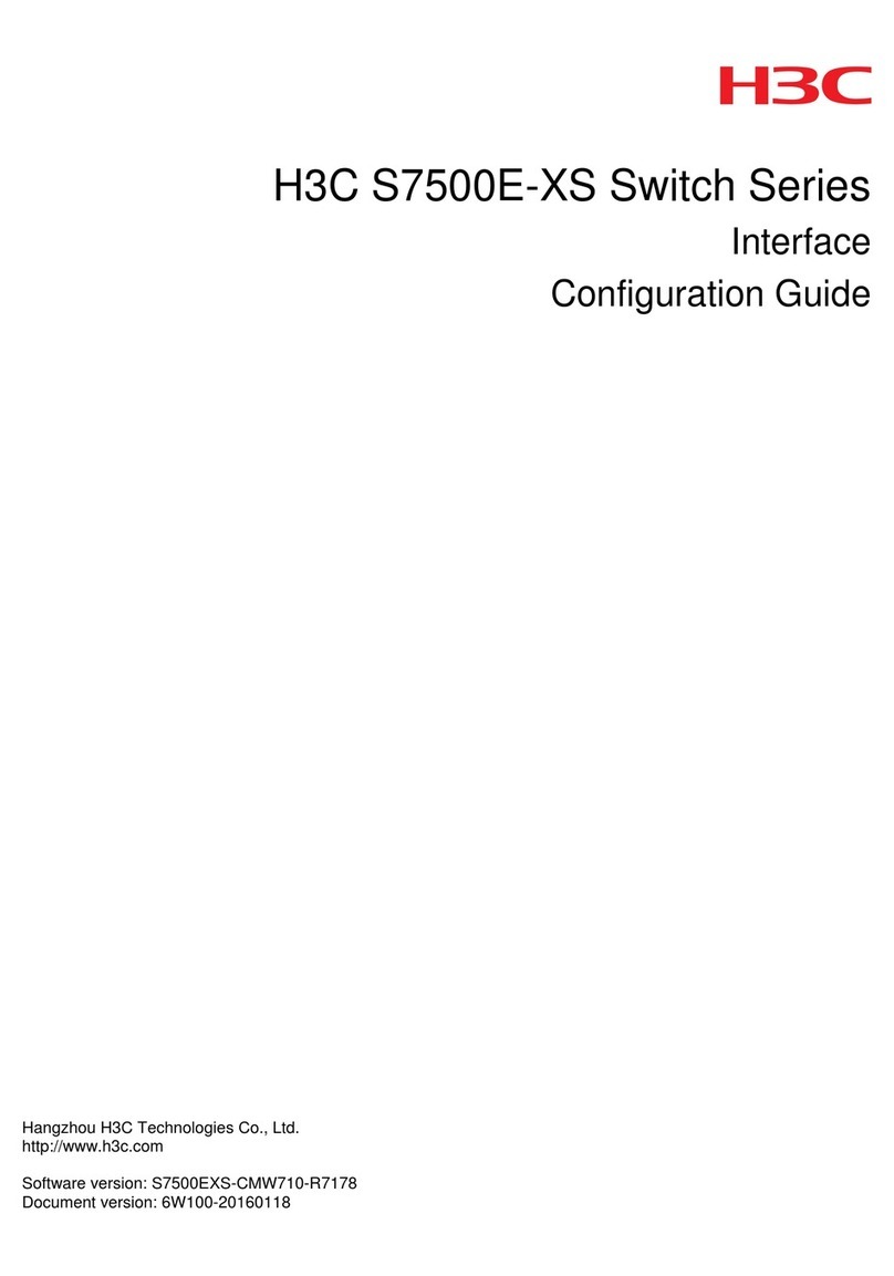 H3C S7500E-XS Series Interface configuration guide H3C S7500E-XS Series Interface configuration guide