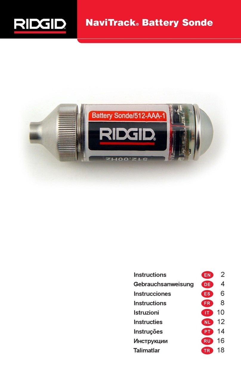 RIDGID NaviTrack Battery Sonde instructions