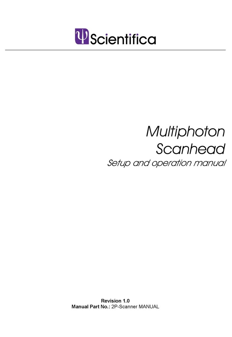 Scientifica Multiphoton Scanhead Setup and operation manual
