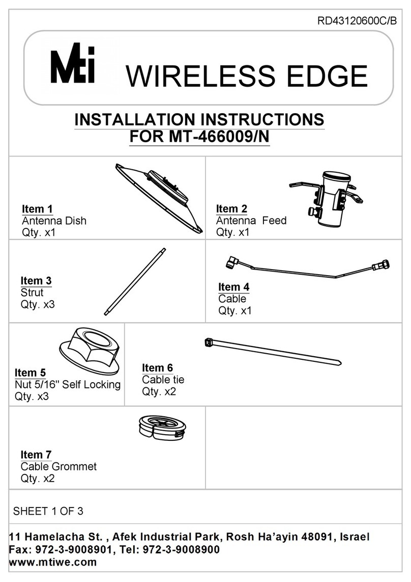 M-TI Wireless Edge MT-466009/N User manual