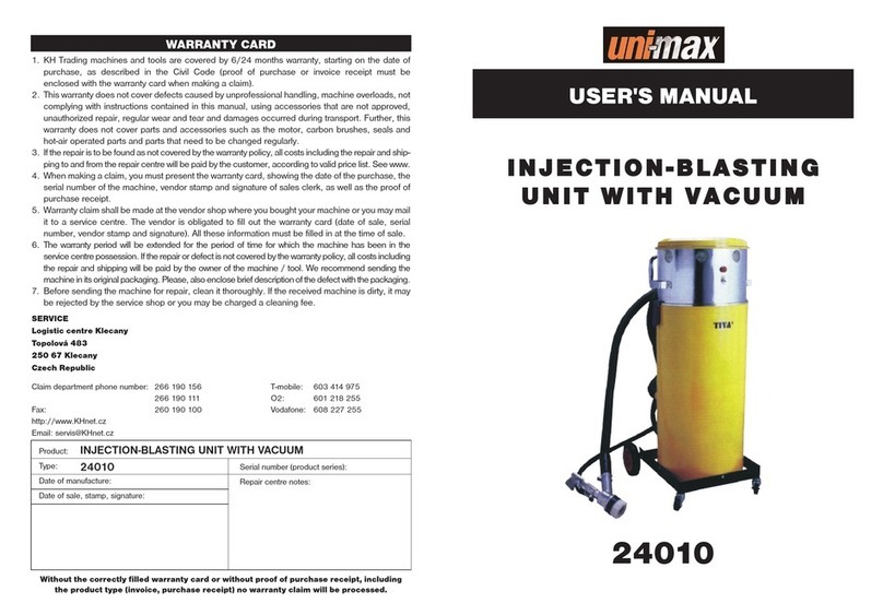 Unimax 24010 user manual