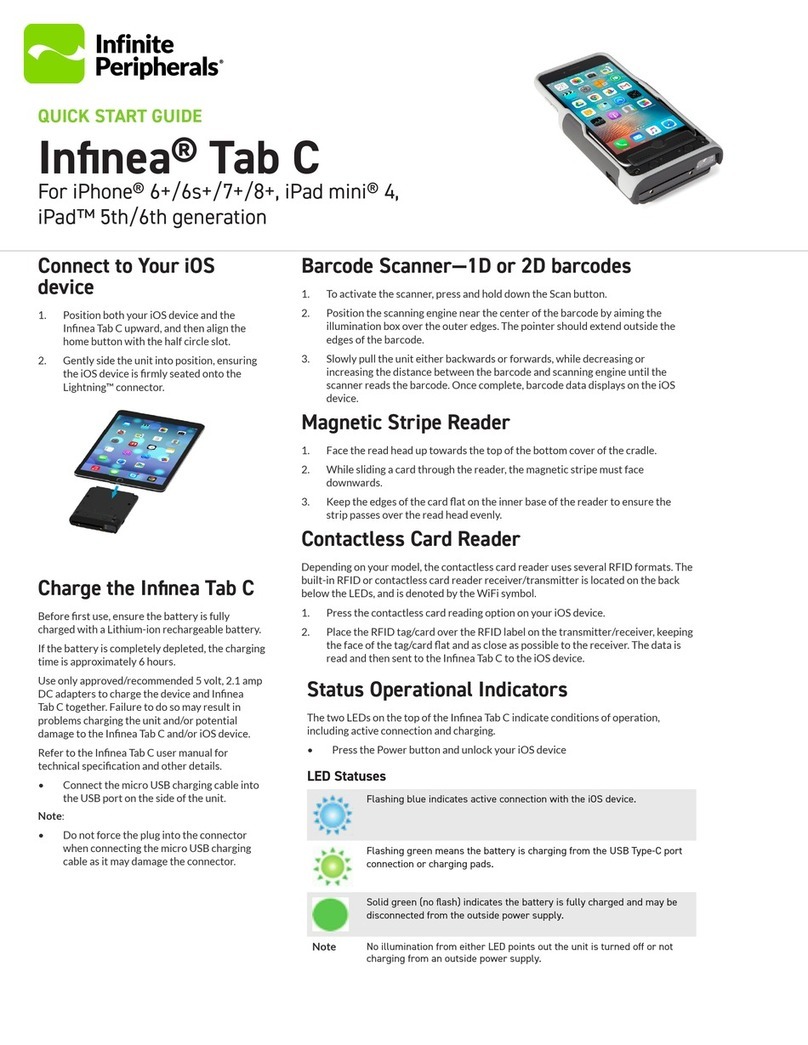 Infinite Peripherals Infinea Tab C User manual Infinite Peripherals Infinea Tab C User manual