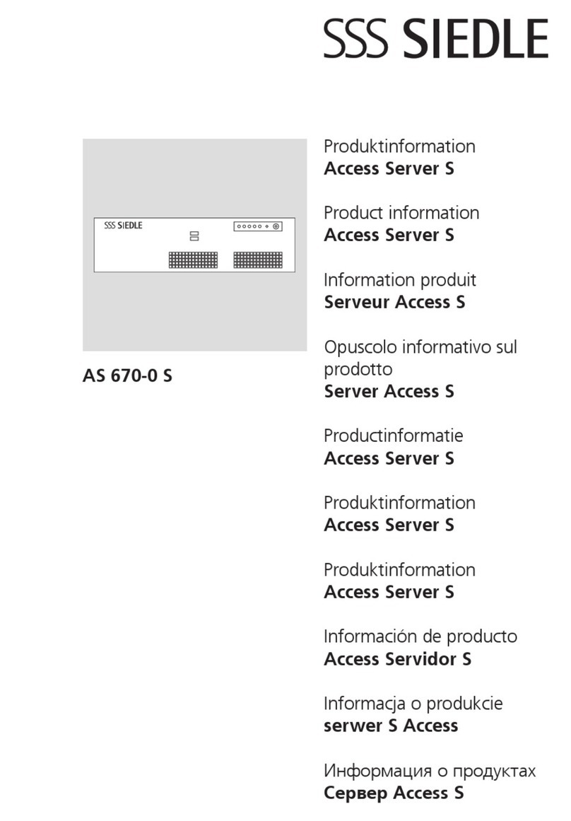 SSS Siedle AS 670-0 S User manual