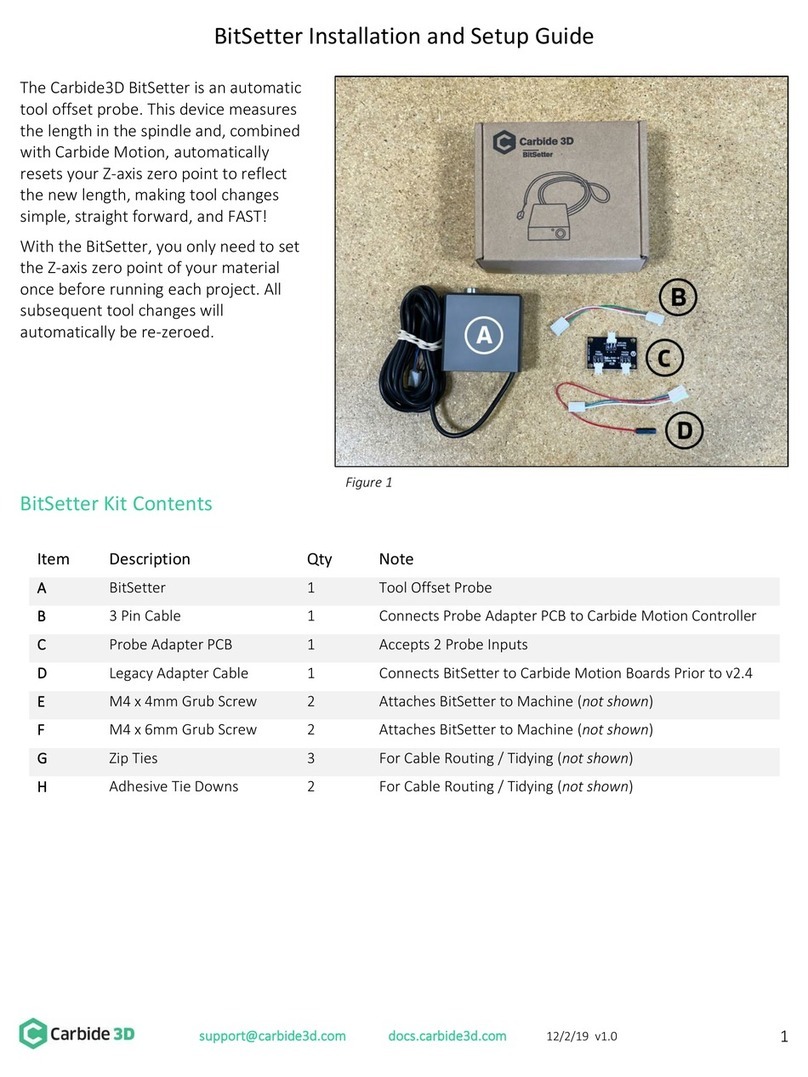 Carbide 3D BitSetter Installation and setup guide