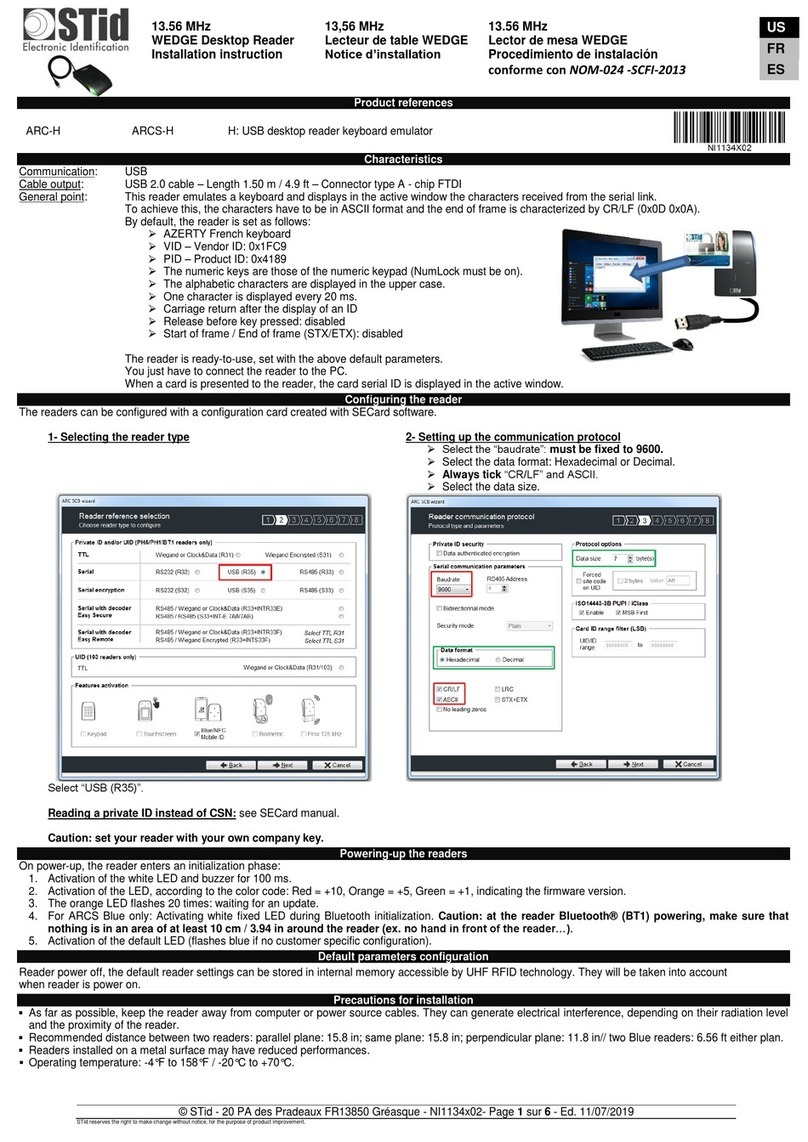 Stid ARC-H User manual