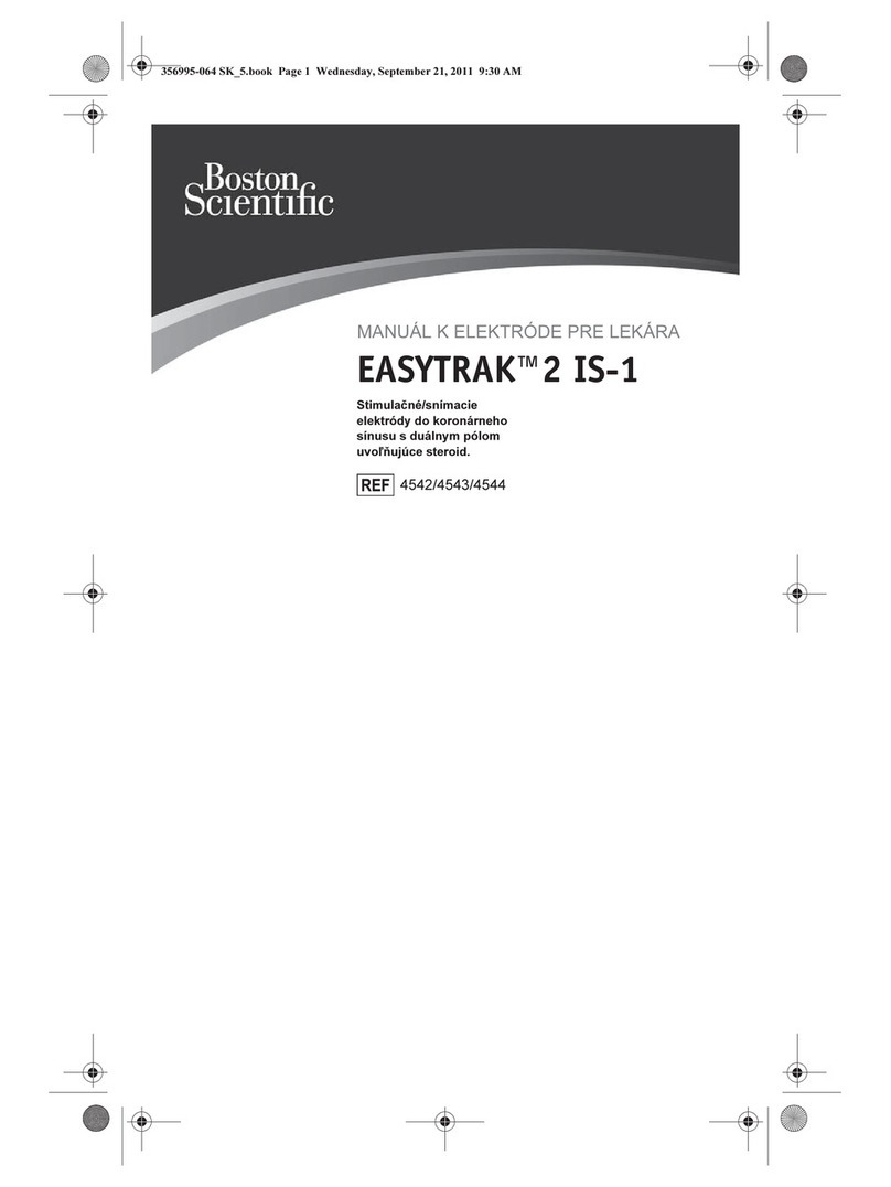Boston Scientific EASYTRAK 2 IS-1 Physician's lead manual Boston Scientific EASYTRAK 2 IS-1 Physician's lead manual
