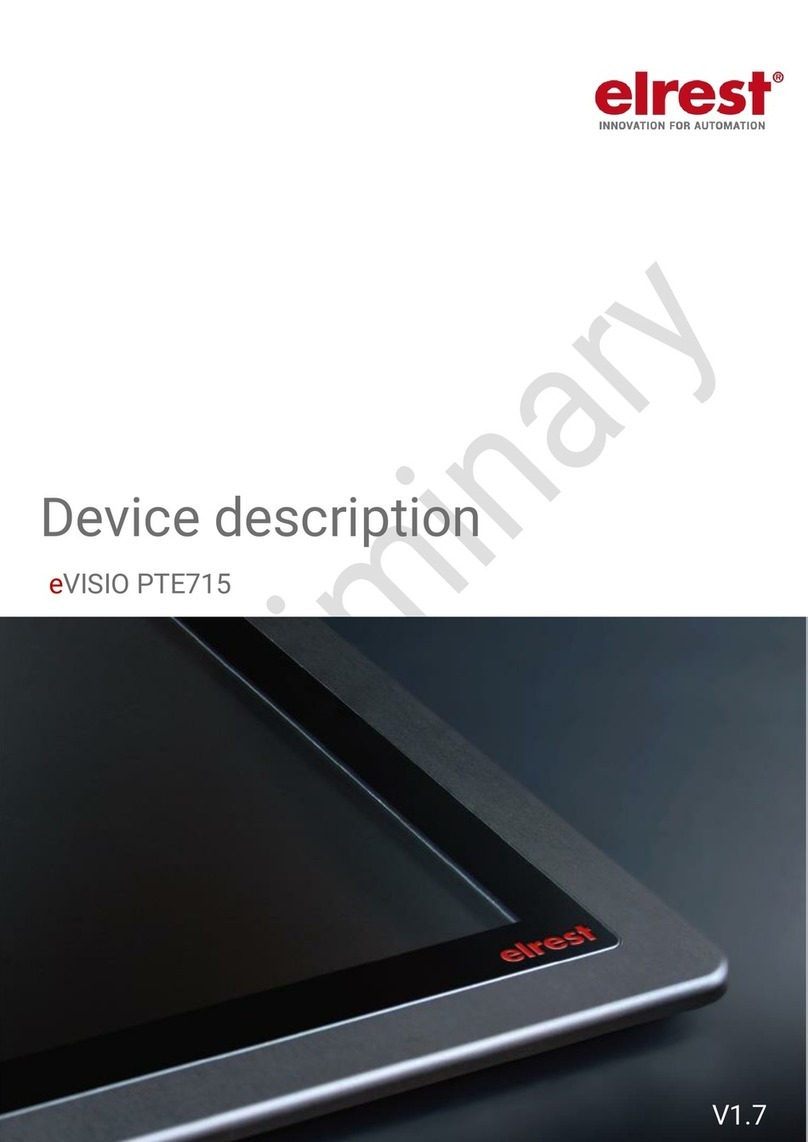 elrest eVISIO PTE715 Device description