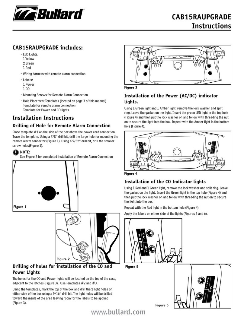 Bullard CAB15RAUPGRADE instructions Bullard CAB15RAUPGRADE instructions