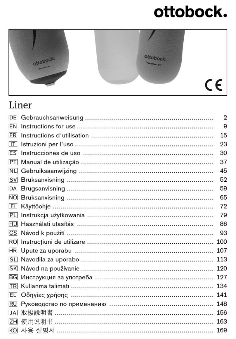 Otto Bock Skeo 6Y80 User manual