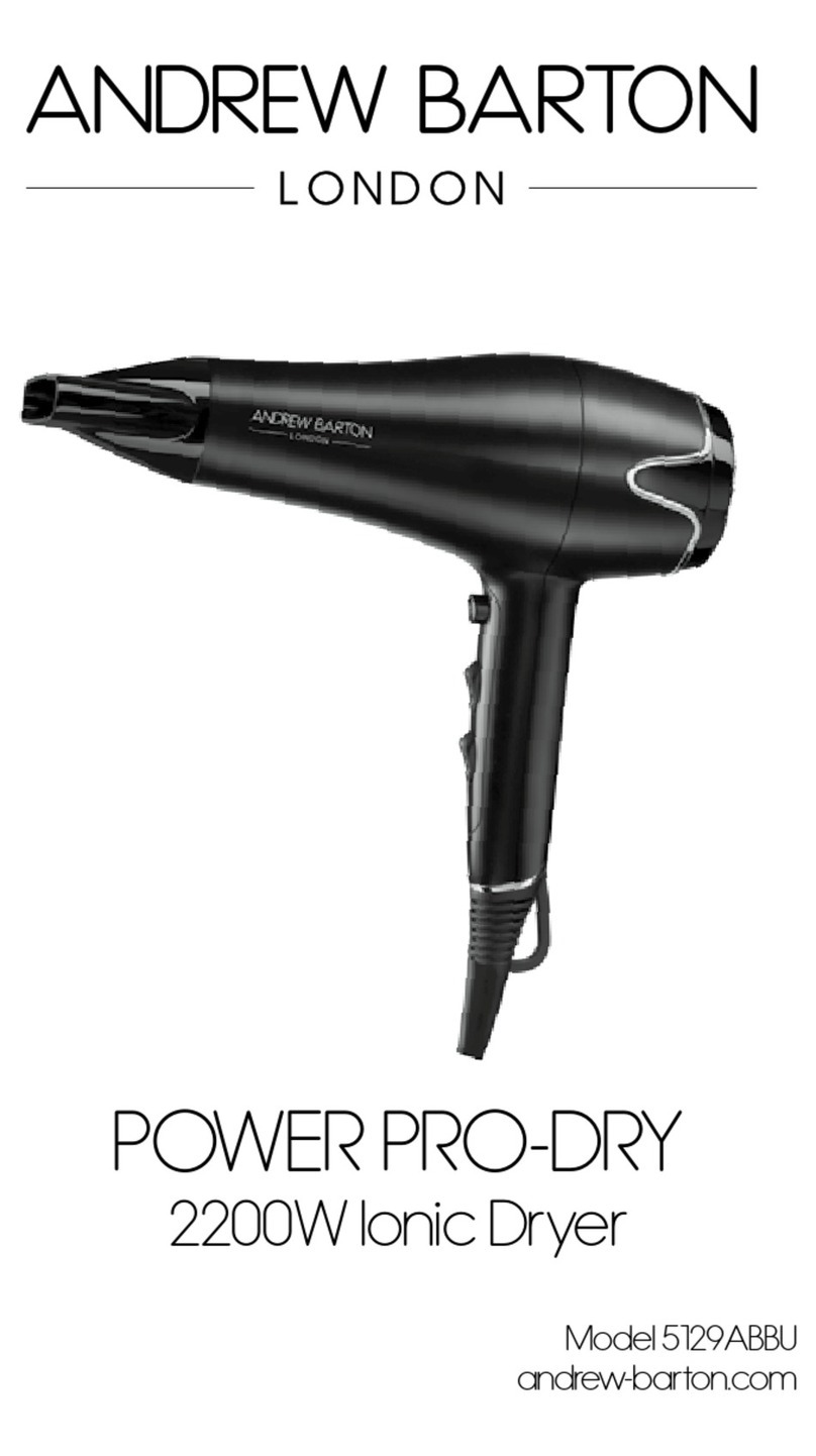 Andrew Barton POWER PRO-DRY 5129ABBU manual