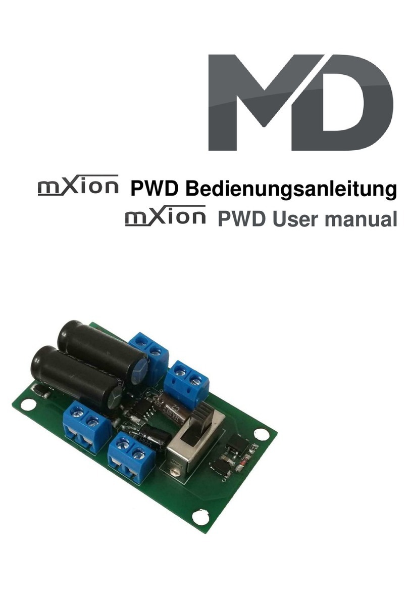 MD mXion PWD User manual
