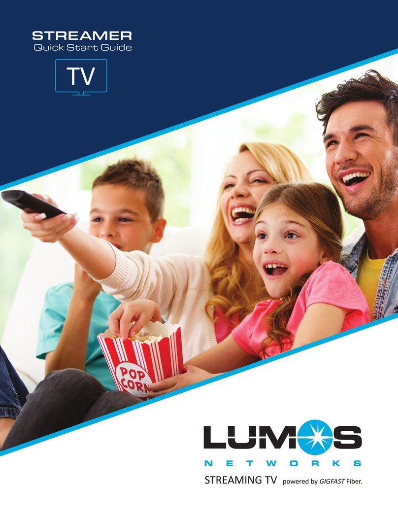 Gigafast Lumos TV Streamer quick start guide