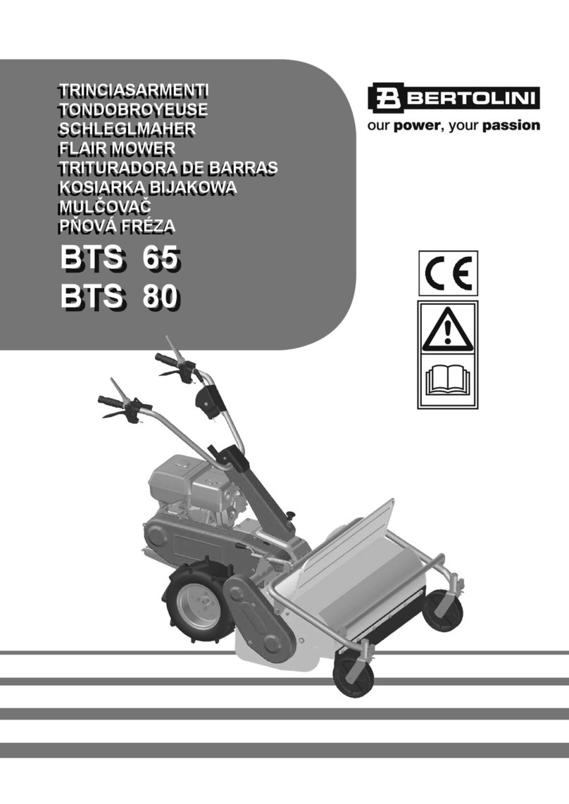Bertolini BTS 80 Use and maintenance