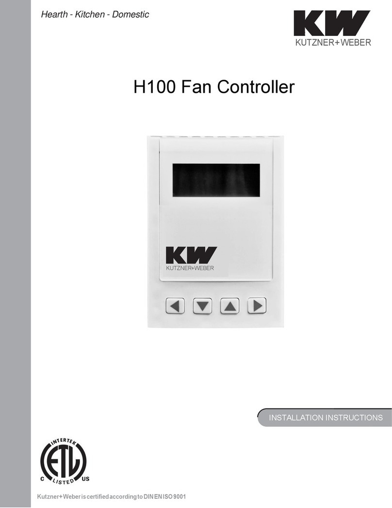 Kutzner + Weber H100 User manual