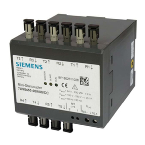 Siemens 7XV5450 0BA00 operating instructions