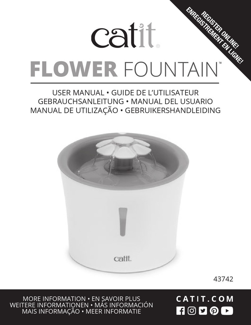 Catit FLOWER FOUNTAIN user manual