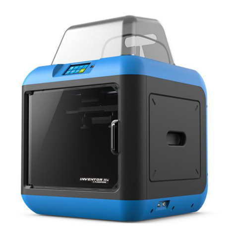 FLASHFORGE 3D PRINTER Inventor II S User manual FLASHFORGE 3D PRINTER Inventor II S User manual