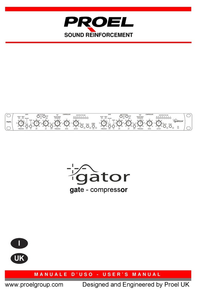 PROEL Gator user manual