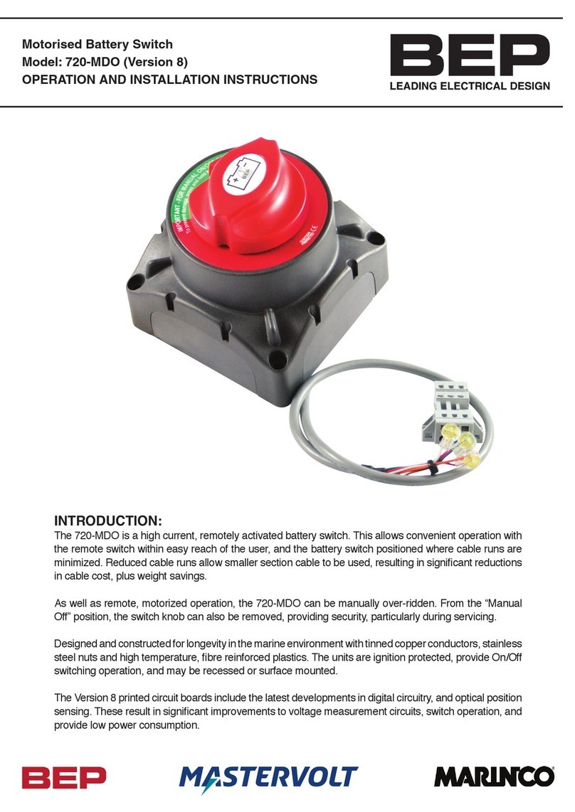 BEP 720-MDO Operation and installation instructions