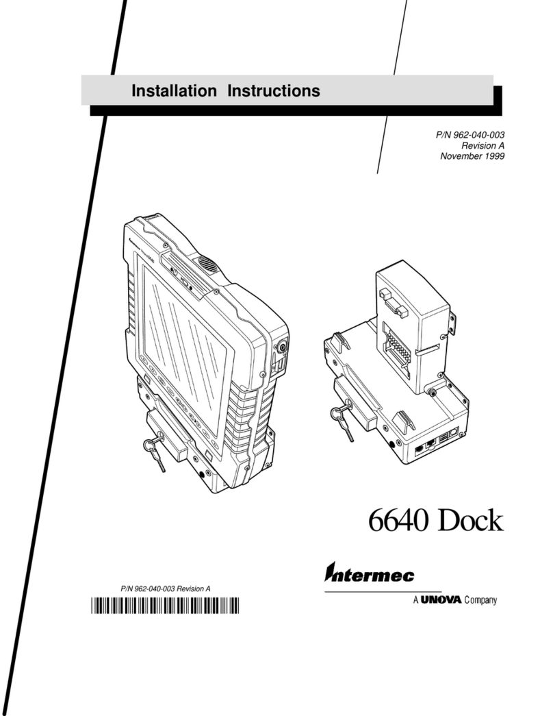 Unova Intermec 6640 User manual