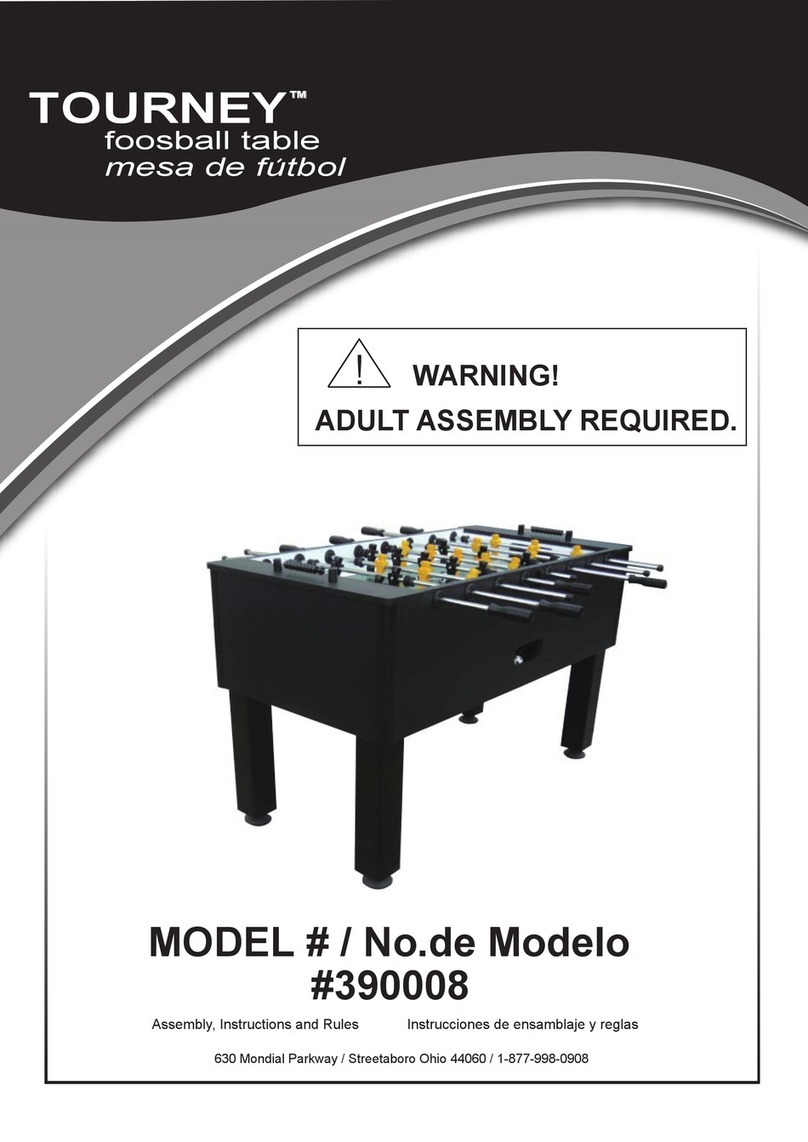 Tourney 390008 Assembly instructions and rules