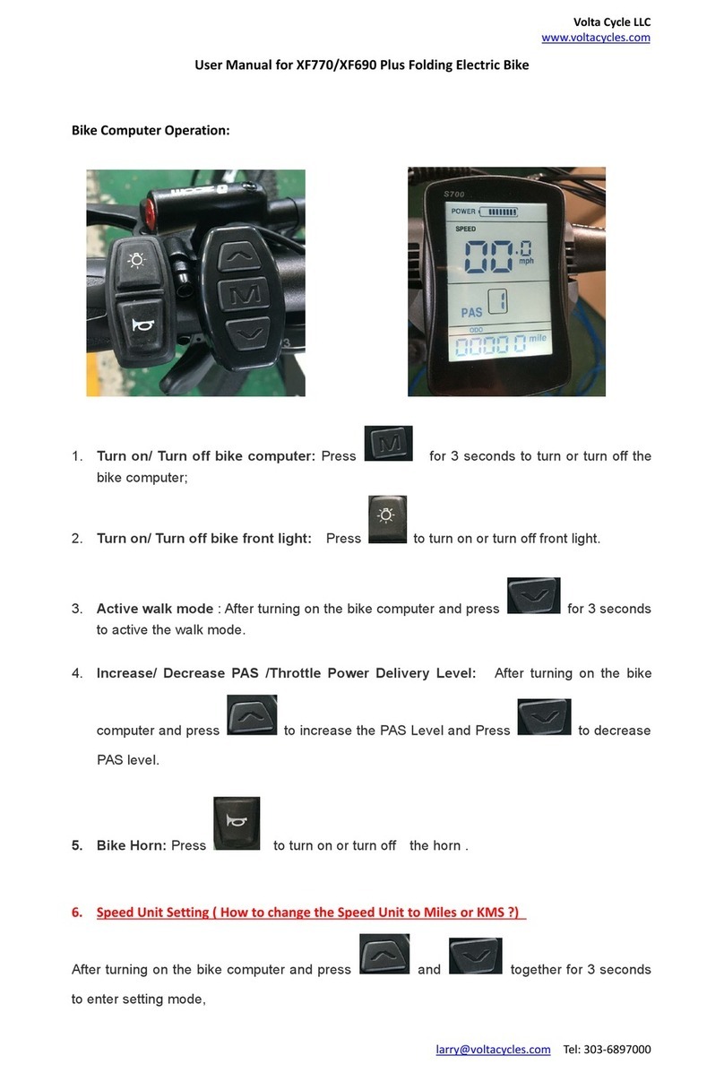 VOLTA XF770 Plus user manual