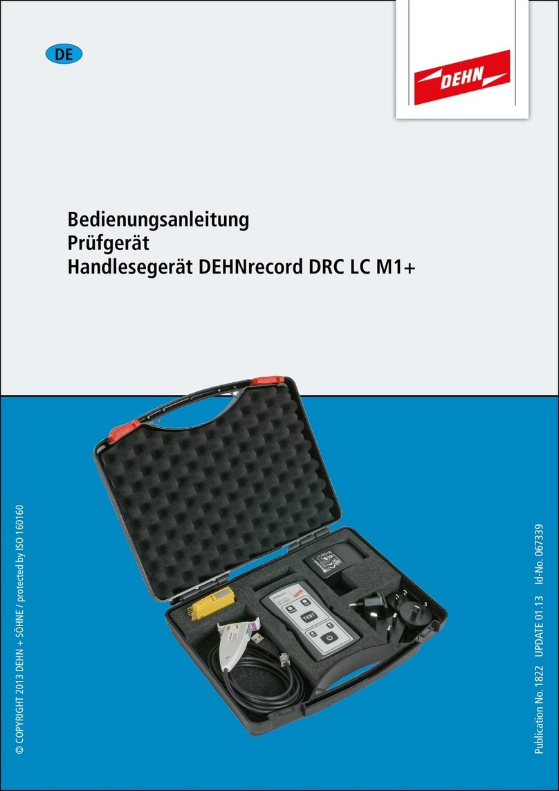 dehn DEHNrecord DRC LC M1+ operating instructions
