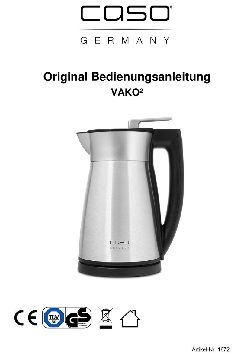Caso VAKO2 User manual