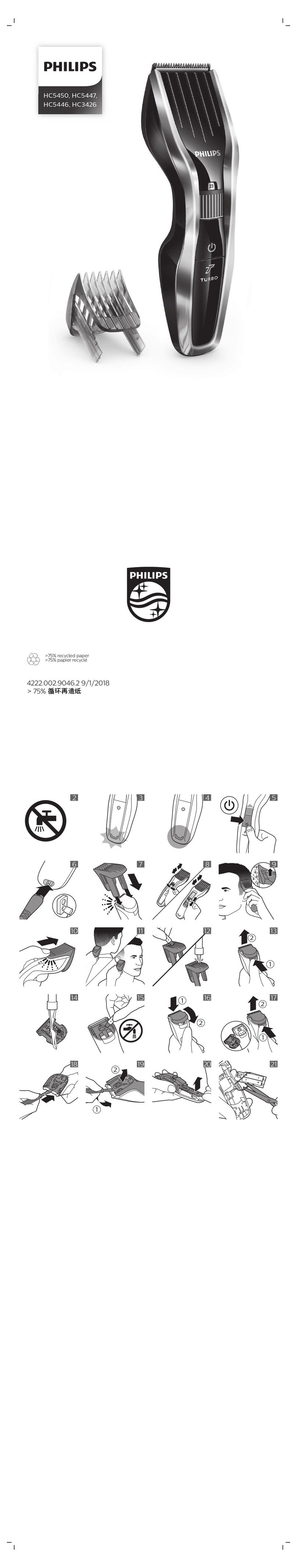 Philips HC5450 User manual