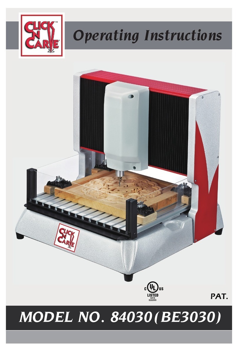 Click 'N Carve 8403 Operating	 instruction