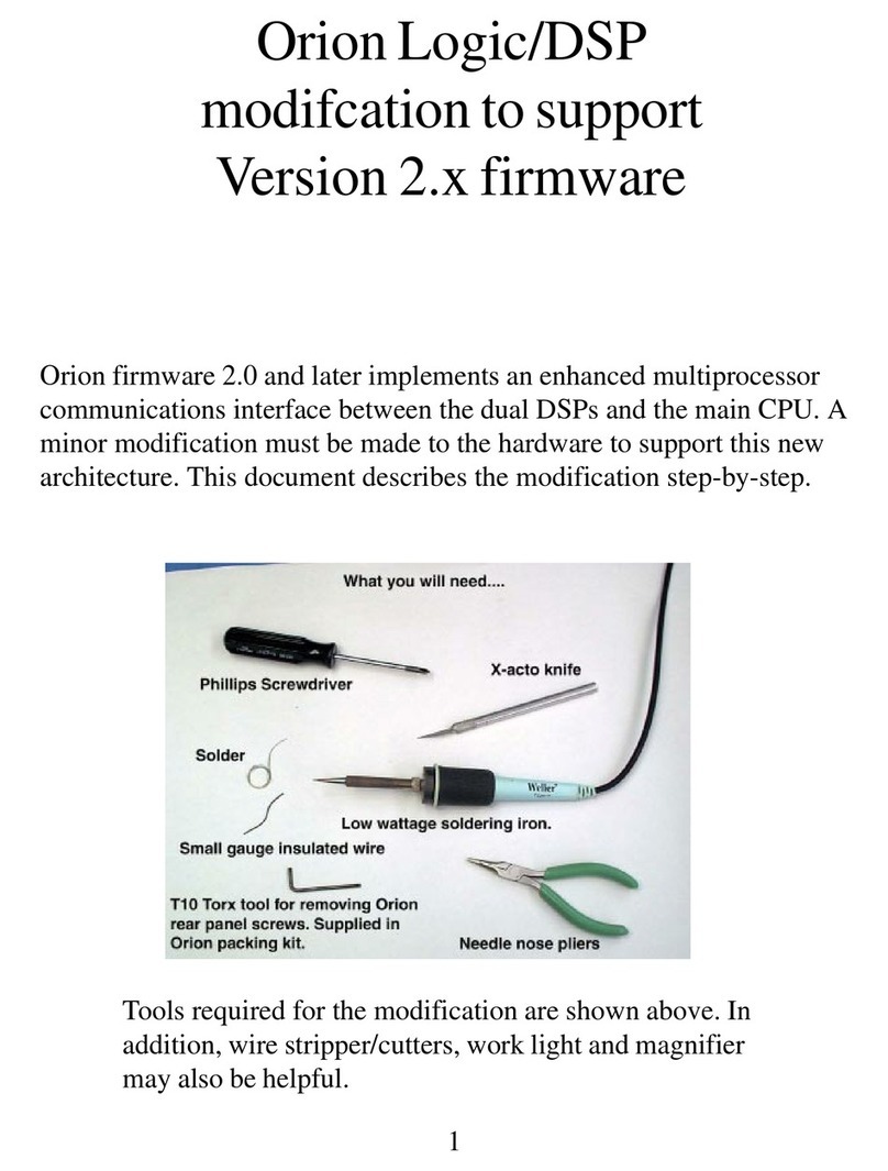 Ten-Tec Orion User manual
