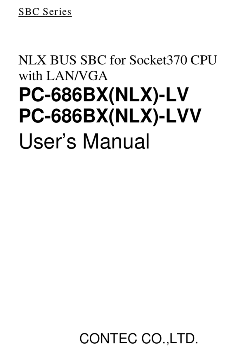 Contec SBC Series User manual