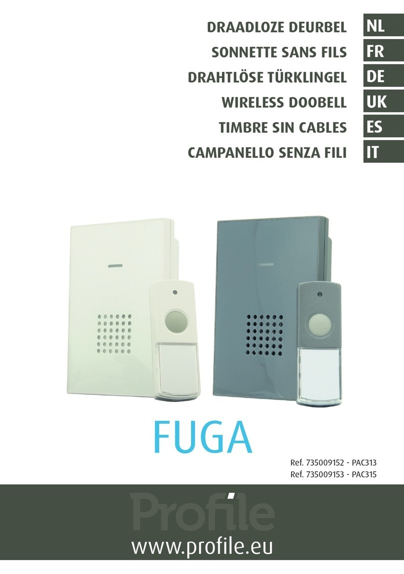 Profile FUGA PAC313 manual