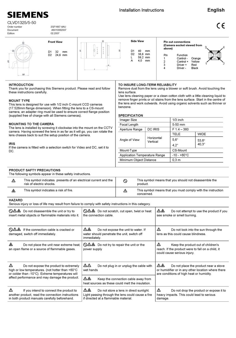 Siemens CLVD1325/5-50 User manual