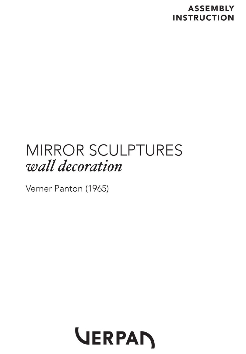 Verpan MIRROR SCULPTURES Assembly instructions
