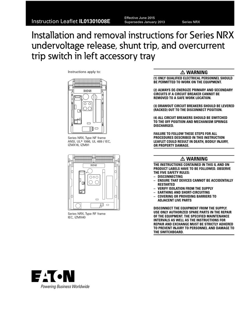 Eaton Series NRX User manual