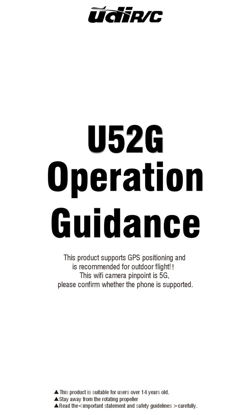 UDI R/C U52G User manual UDI R/C U52G User manual