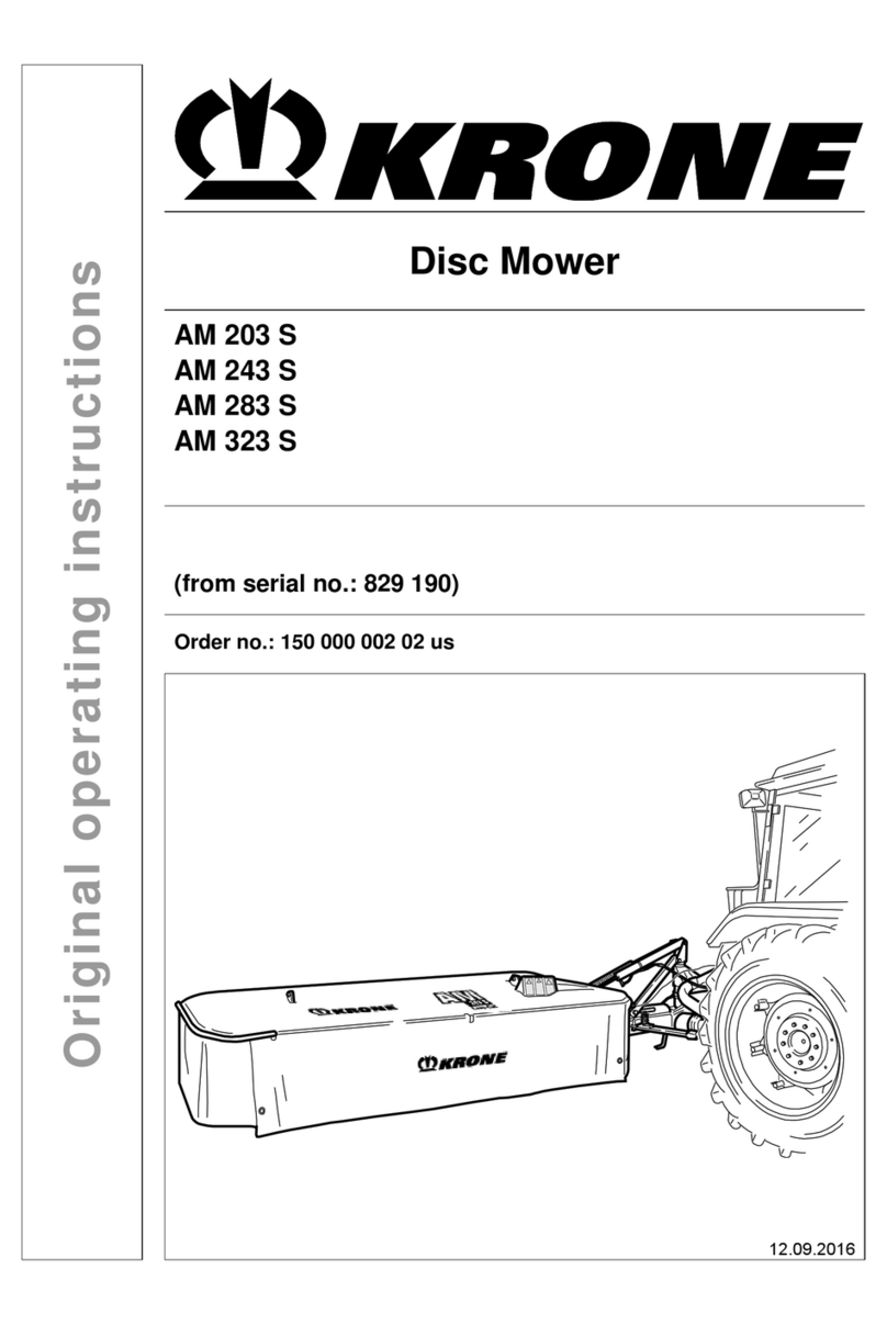 Krone AM 203 S User manual