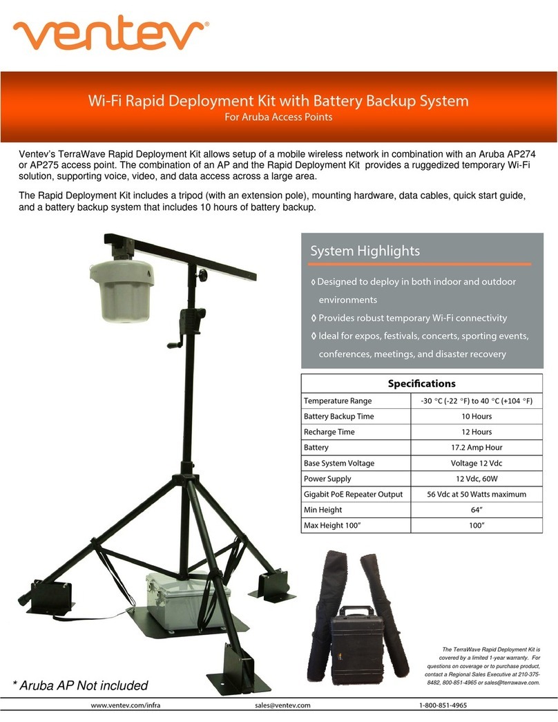 Ventev TerraWave Rapid Deployment Kit with Battery Backup... Assembly instructions