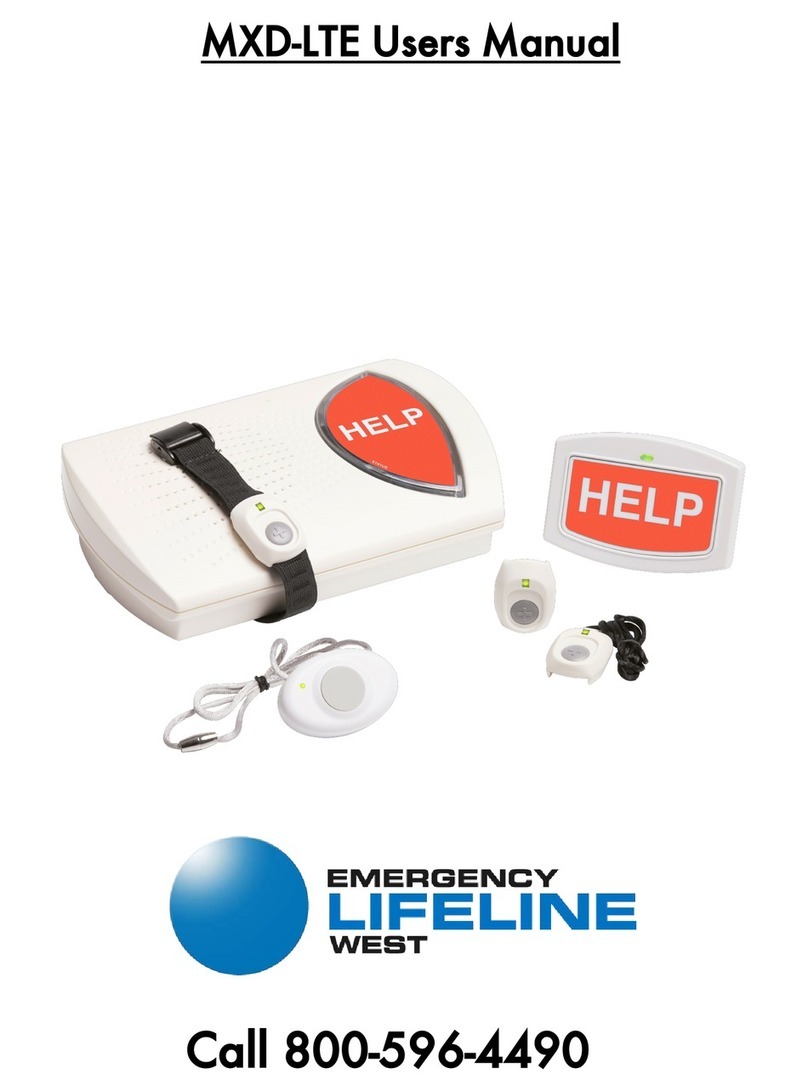 Emergency Lifeline West MXD-LTE user manual
