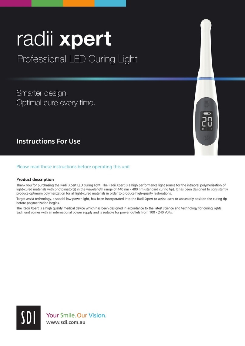 SDI radii xpert Instructions for use