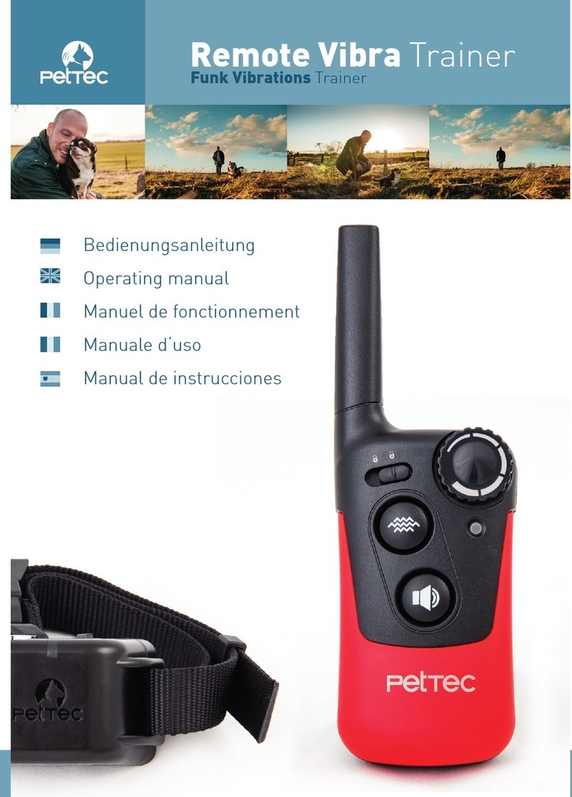 Pettec Remote Vibra Trainer User manual