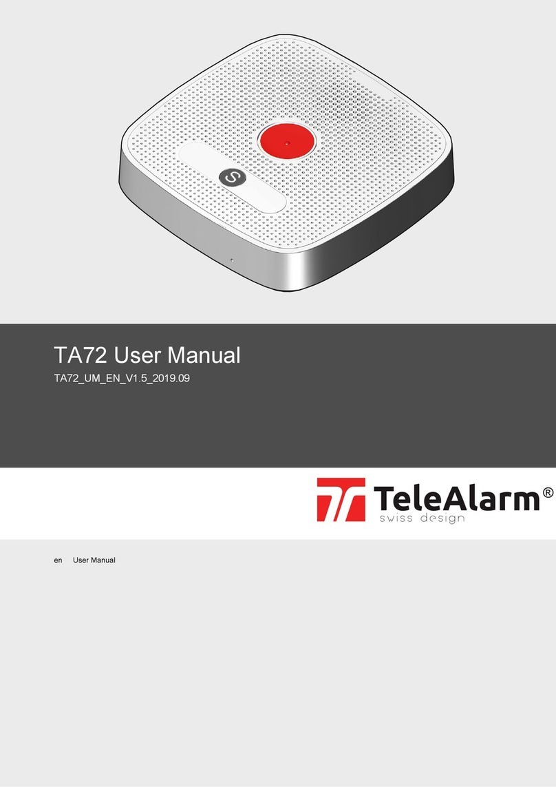 TeleAlarm TA72 user manual