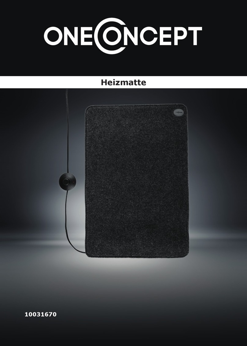 oneConcept 10031670 User manual
