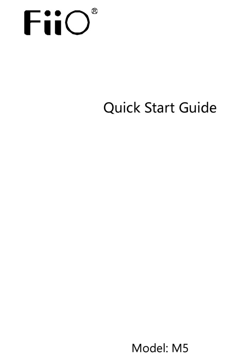 Fiio M5 quick start guide