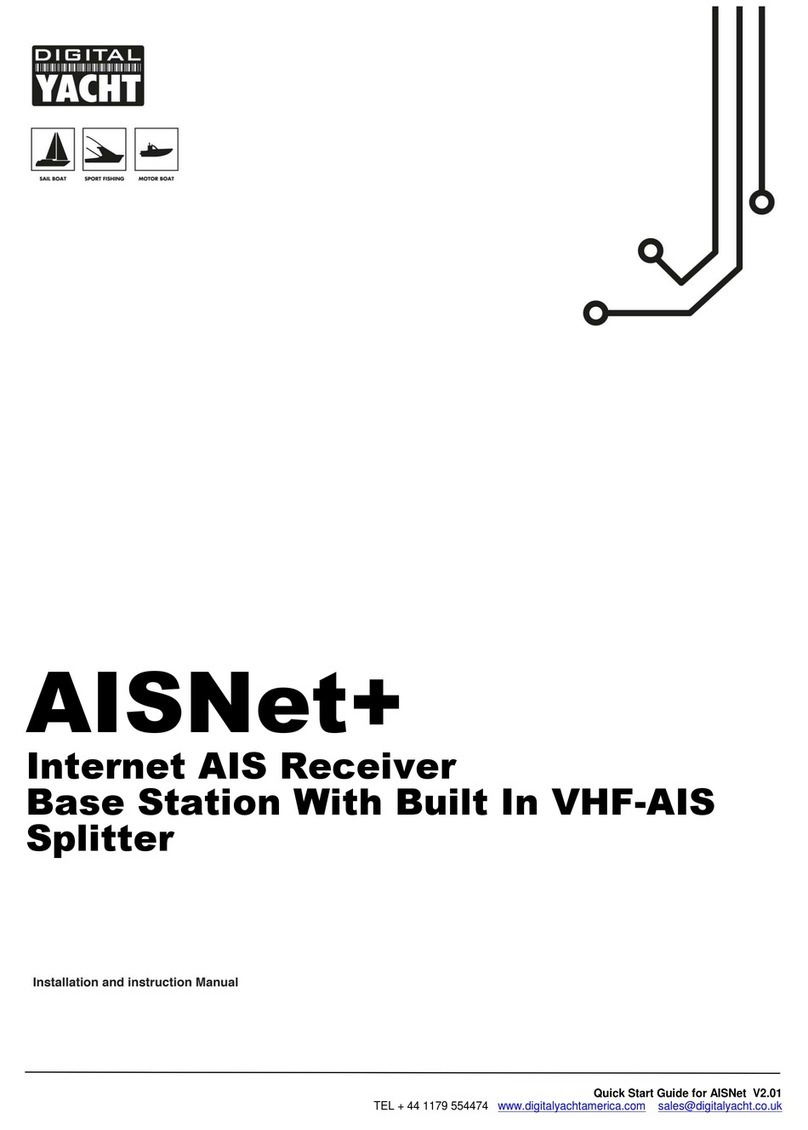 DIGITAL YACHT AISNet+ Installation and instruction manual DIGITAL YACHT AISNet+ Installation and instruction manual