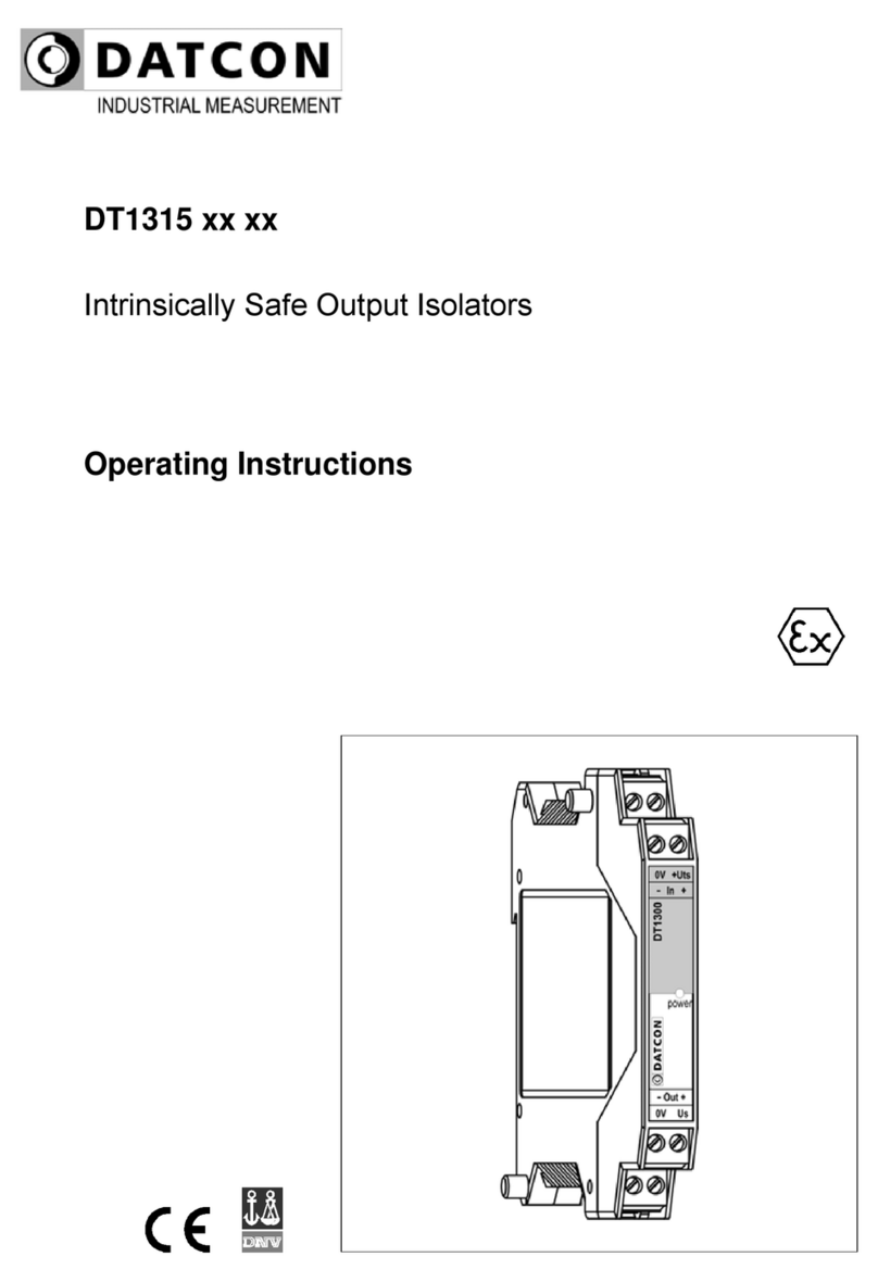 Datcon DT1315 Series operating instructions